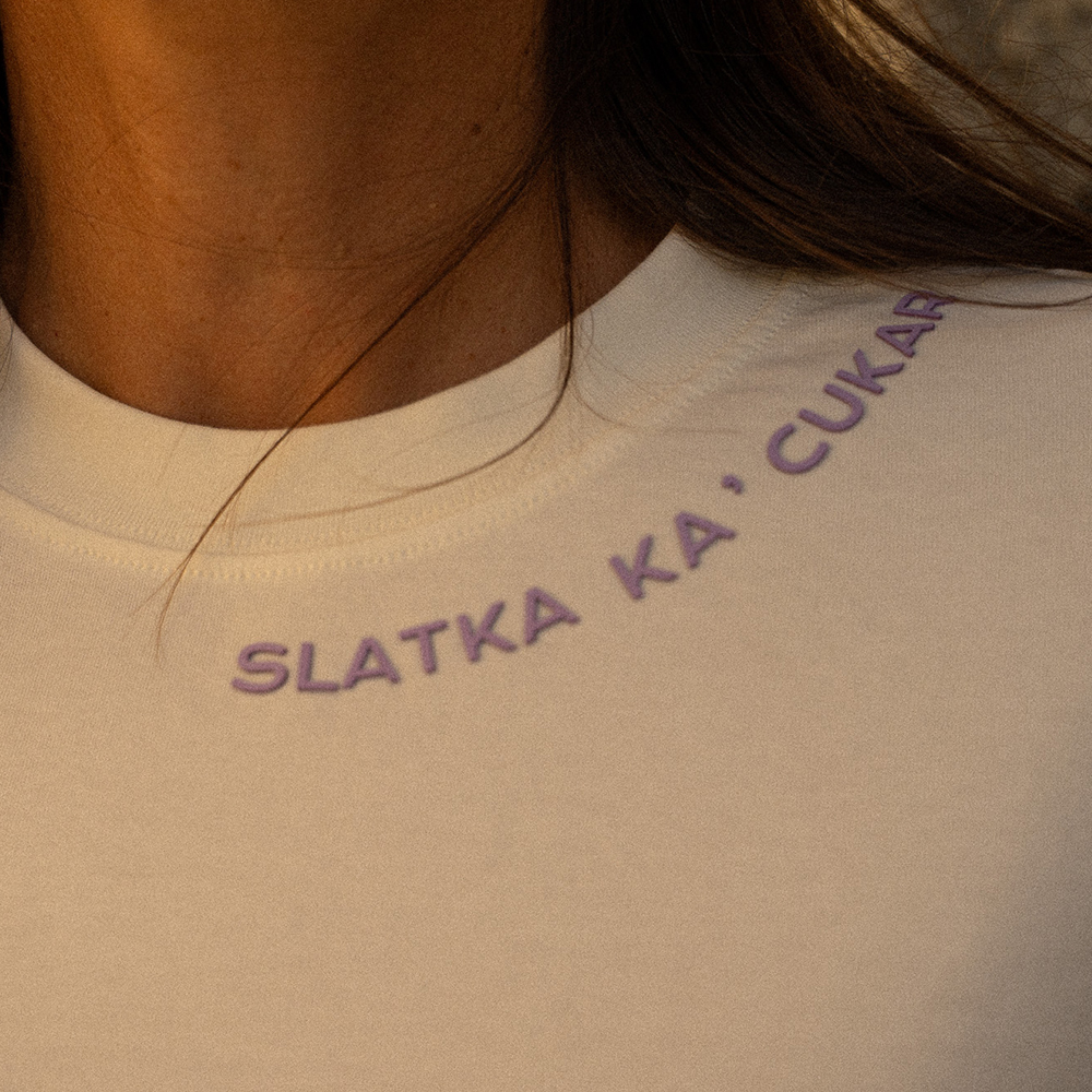 NIJE PREŠA, LAGANO / SLATKA KA’ CUKAR • Boyfriend Ženska Majica
