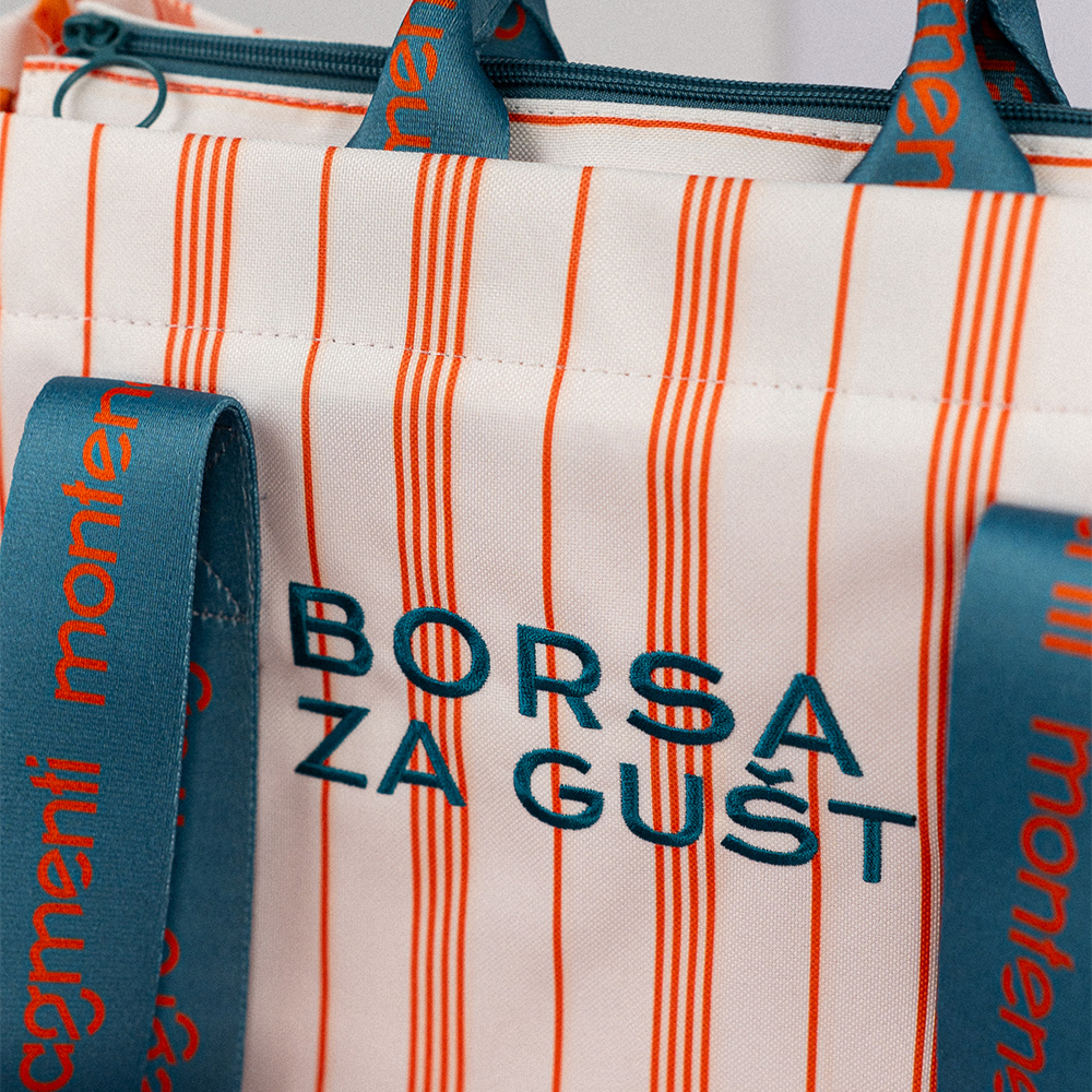 PAŠTA, VINO, MORE & AMORE / BORSA ZA GUŠT • Set Torba + Neseser